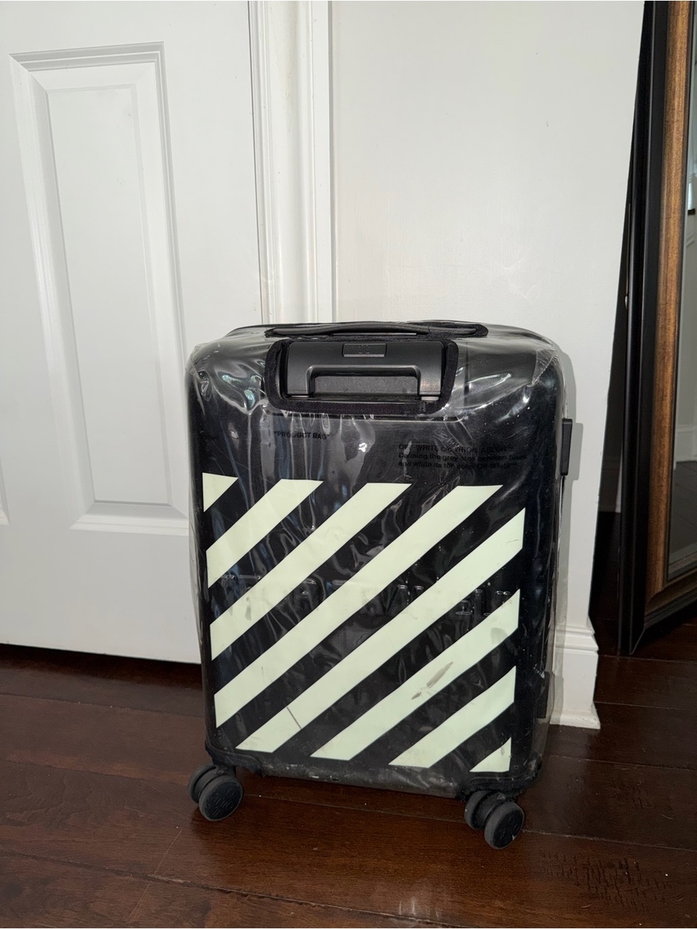 OFF-WHITE BRAND “FOR TRAVEL” SUITCASE